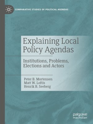 cover image of Explaining Local Policy Agendas